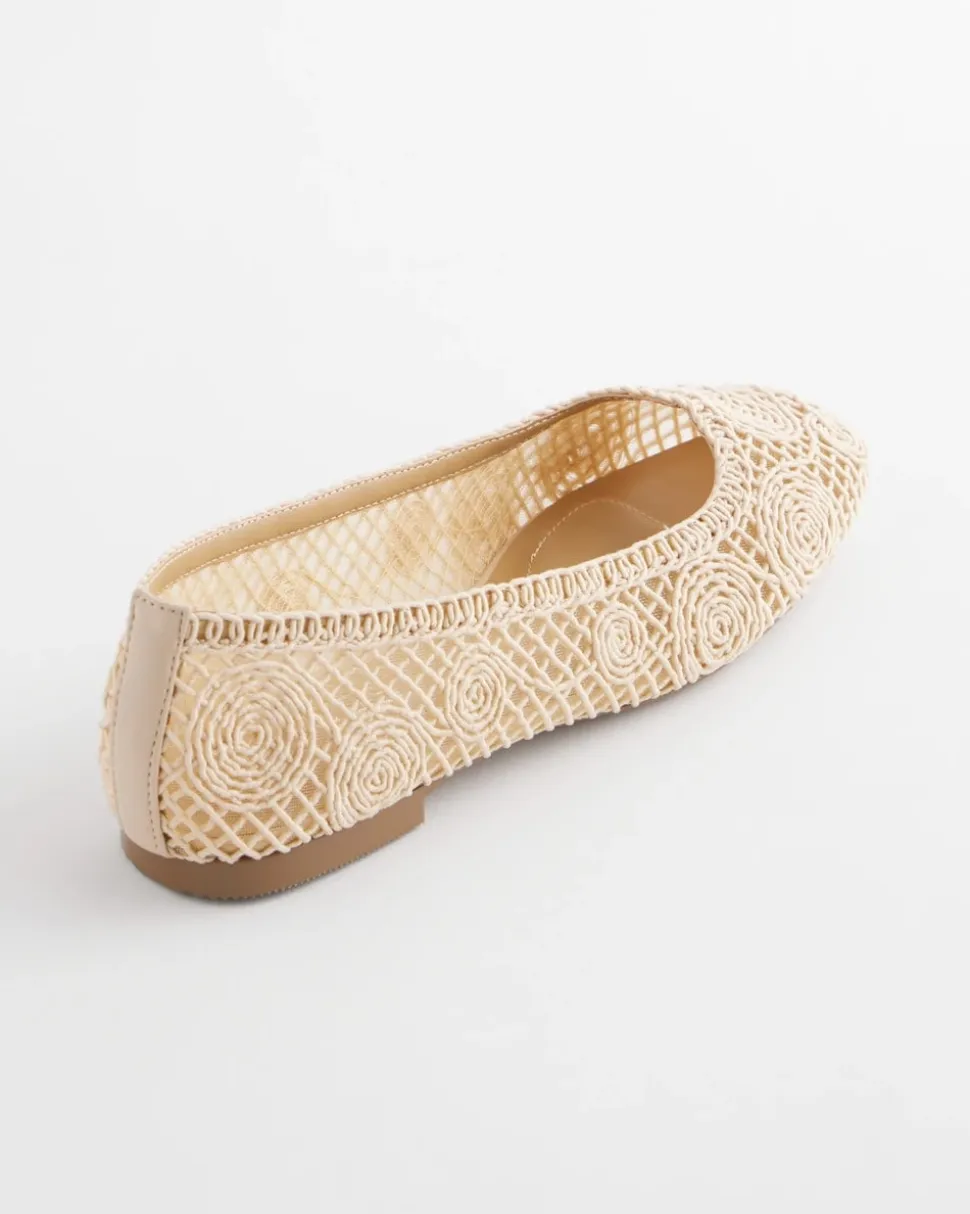 Cora Raffia Flats
