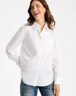 Cotton-Blend Oxford Shirt