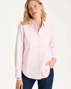 Cotton-Blend Oxford Shirt