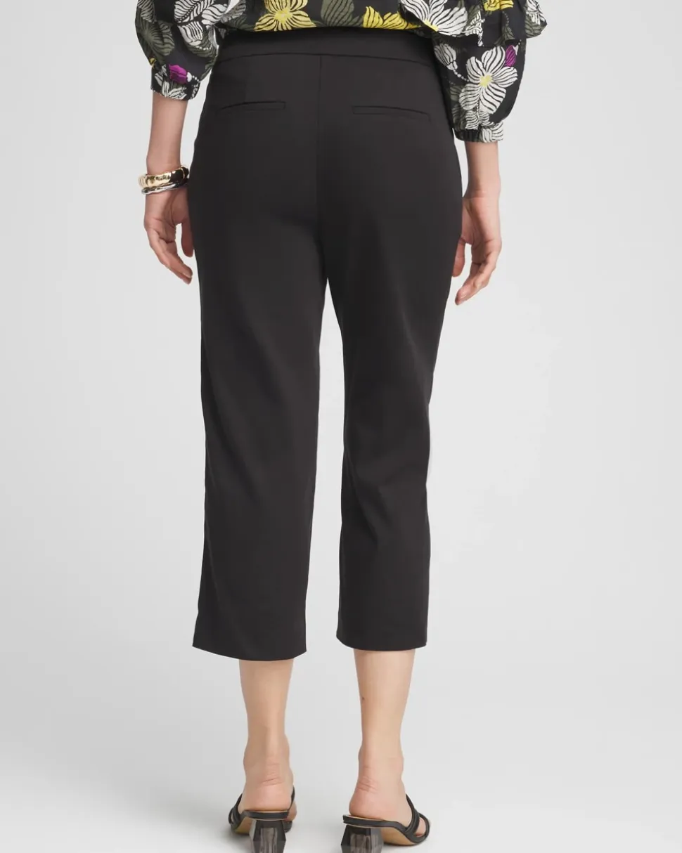 Cotton Sateen Capris