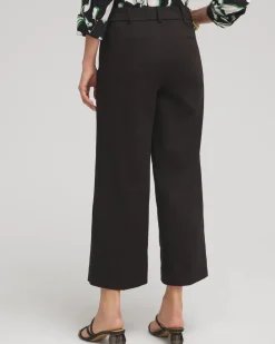 Cotton Sateen Cropped Pants
