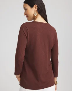 Cotton Slub Henley Tee