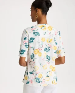 Cotton Slub Printed Tee