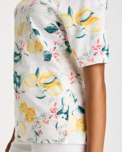 Cotton Slub Printed Tee