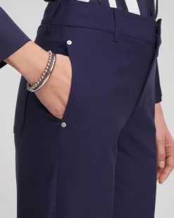 Cotton Straight-Leg Trousers