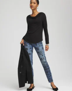 Cowlneck Long-Sleeved Tee
