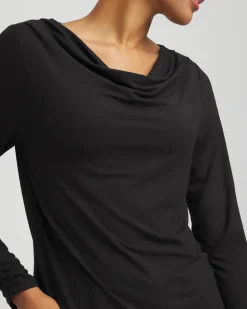Cowlneck Long-Sleeved Tee