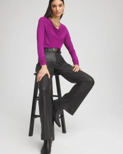 Cowl Neck Long Sleeve Tee