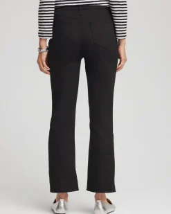 Cropped Girlfriend Kick Flare Jeans