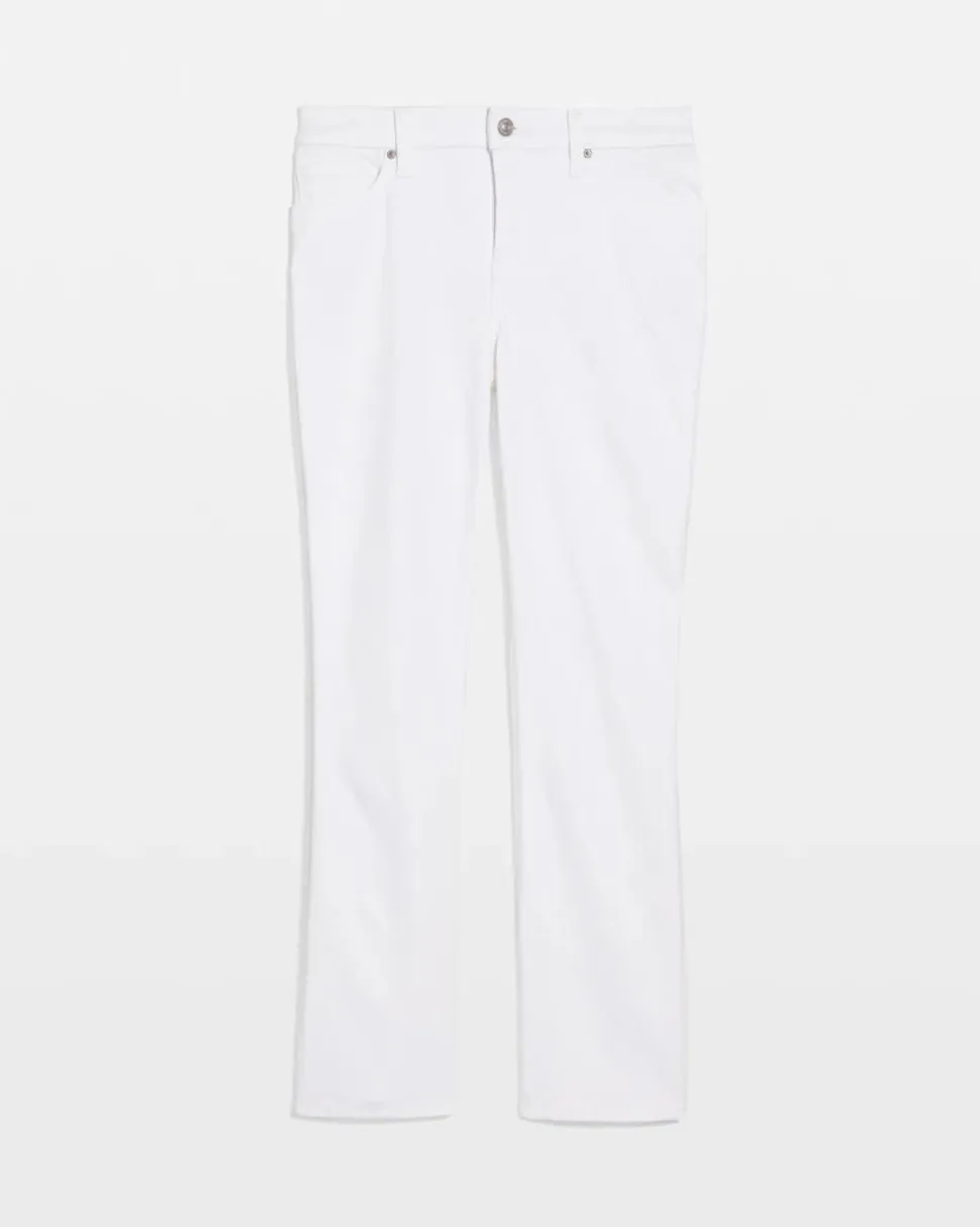 Cropped Girlfriend Kick Flare Jeans