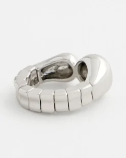 Curvy Silver Stretch Ring