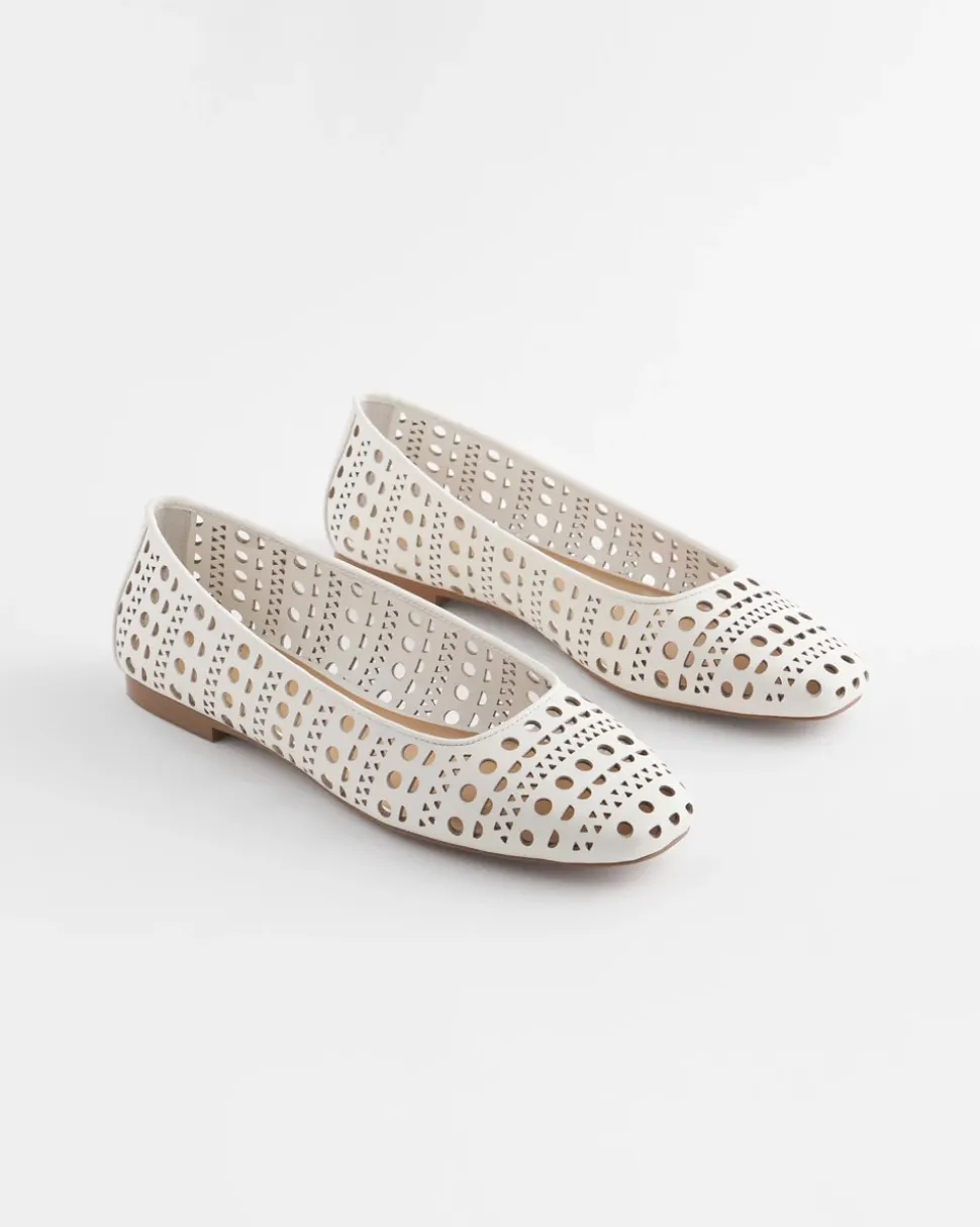 Cutout Ballet Flats