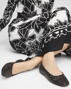 Cutout Ballet Flats