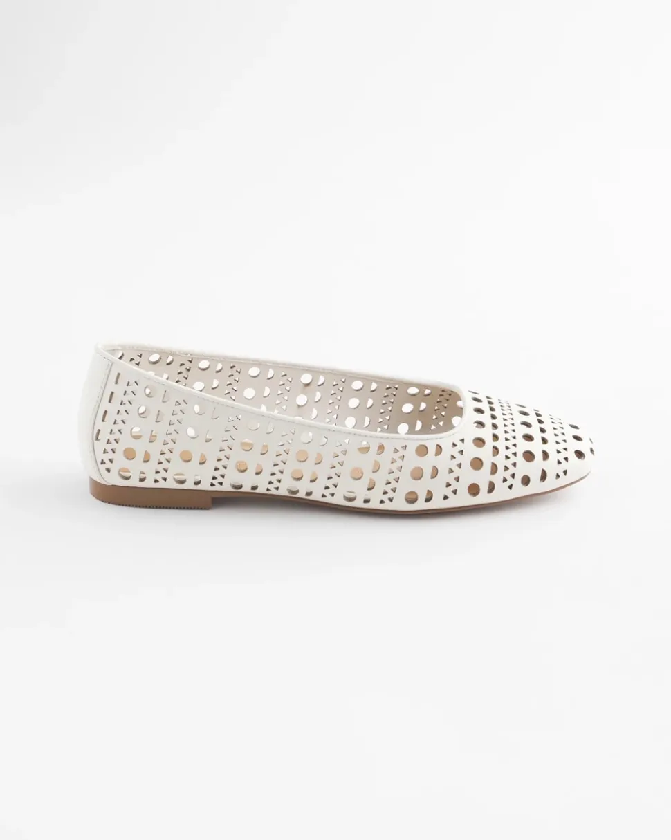 Cutout Ballet Flats
