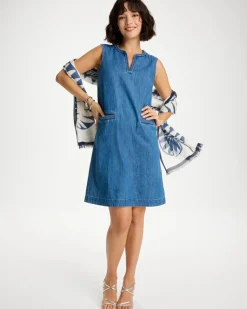 Denim Braided Dress