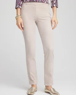 Denim Pull-On Ankle Jeggings