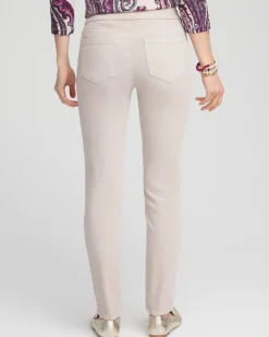 Denim Pull-On Ankle Jeggings
