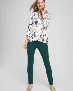 Denim Pull-On Ankle Jeggings
