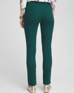 Denim Pull-On Ankle Jeggings