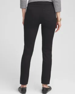 Denim Pull-On Ankle Jeggings