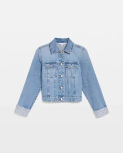 Denim Soft-Stretch Structured Jacket