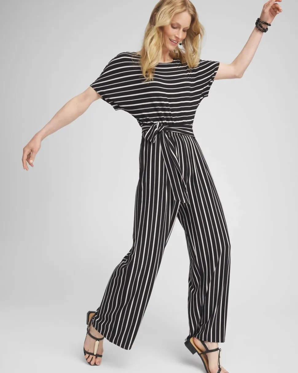 Dolman Stripe Jumpsuit