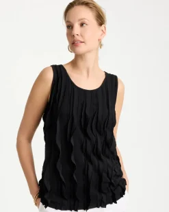 3-D Ruffled Tank