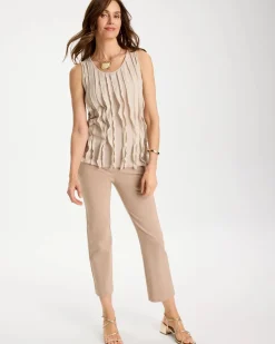 3-D Ruffled Tank