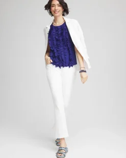 3D Ruffle Front Tank