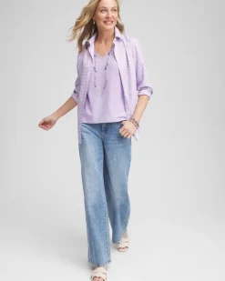Elbow-Sleeve Perfect Tee