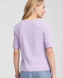 Elbow-Sleeve Perfect Tee