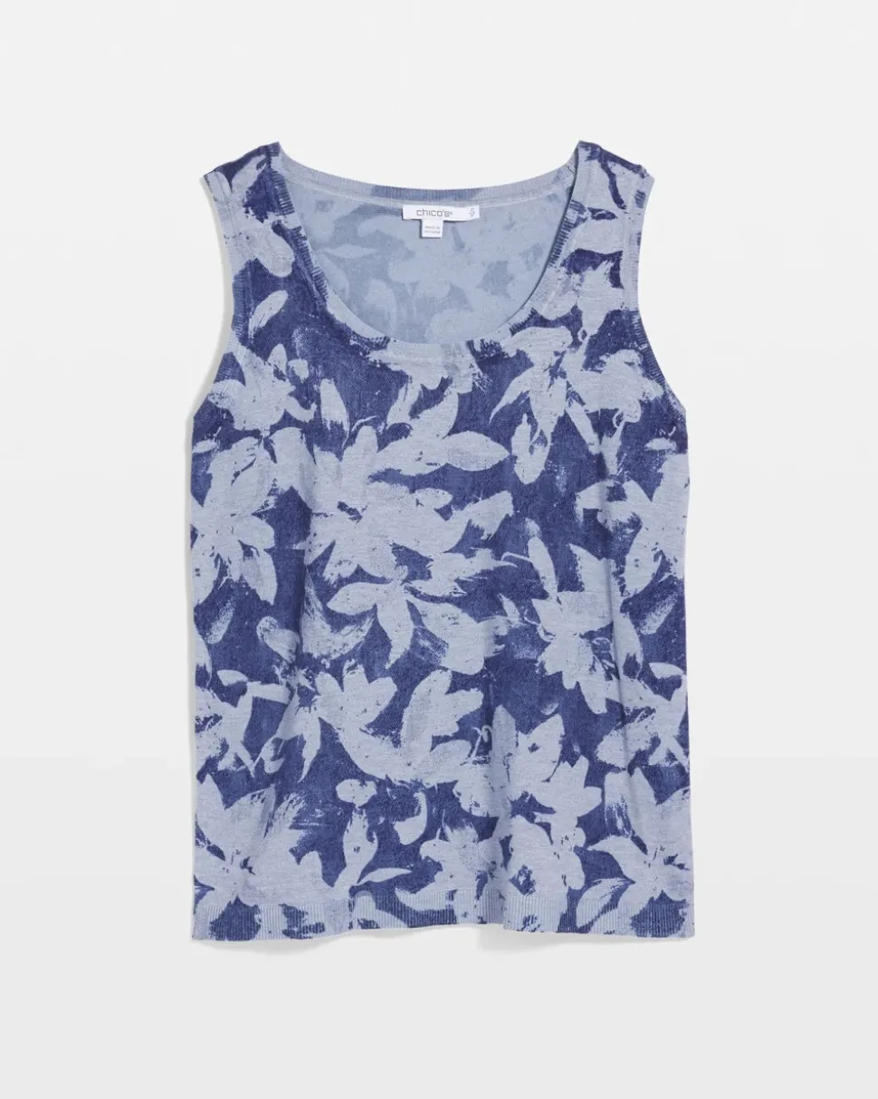 Ella Floral Scoopneck Tank