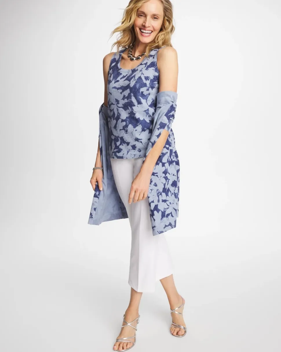 Ella Floral Scoopneck Tank