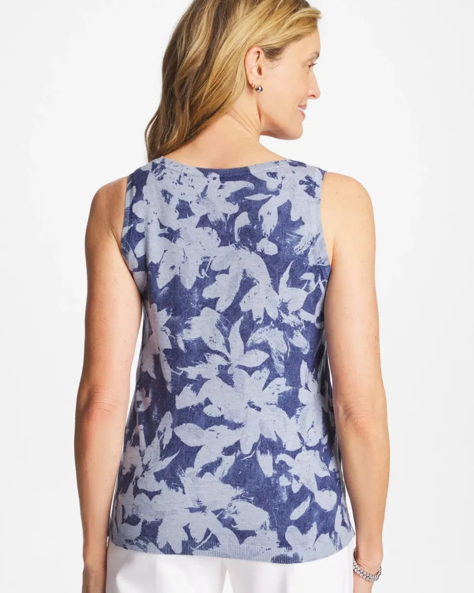 Ella Floral Scoopneck Tank