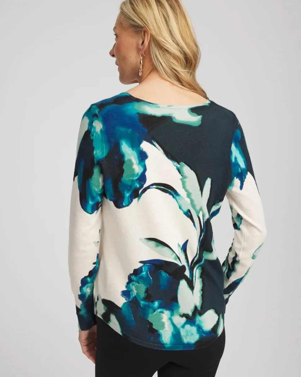 Ella Glacier V-Neck Pullover