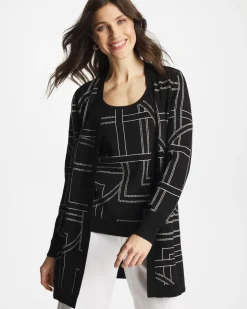 Ella Graphic Cardigan