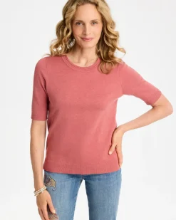 Ella Short-Sleeve Sweater
