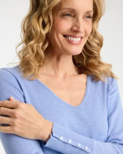 Ella V-Neck Pullover Sweater