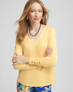 Ella V-Neck Pullover Sweater