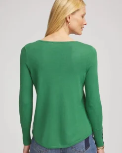 Ella V-Neck Pullover Sweater