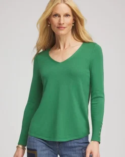 Ella V-Neck Pullover Sweater