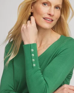 Ella V-Neck Pullover Sweater