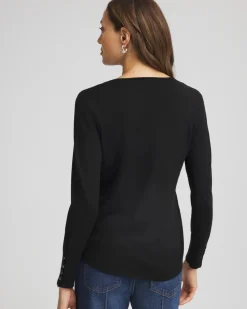 Ella V-Neck Pullover Sweater