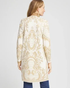 Embellished Jacquard Cardigan