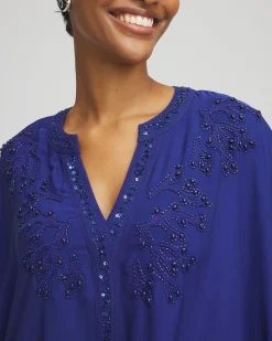 Embellished Kaftan Dress
