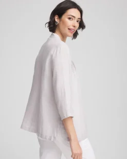 Embellished Linen Kurta Tunic