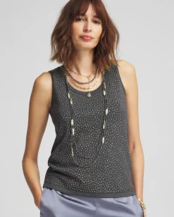 Embellished Sweater Tank