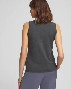 Embellished Sweater Tank