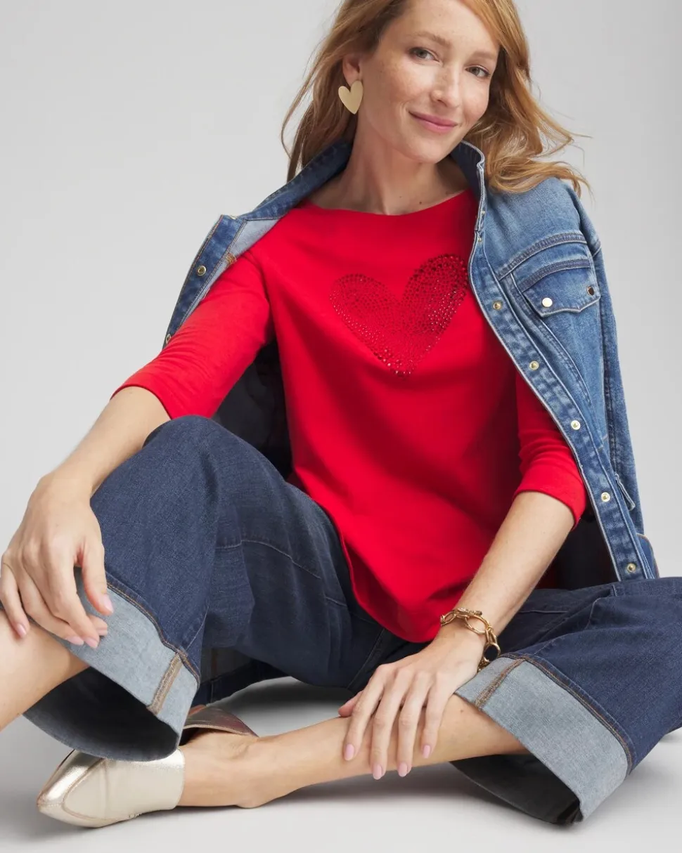 Embellished Valentine's Day Tee