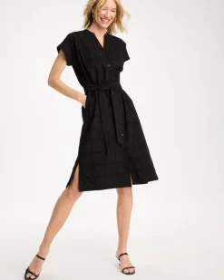 Embroidered Cotton Shirtdress
